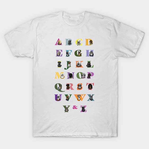 Alphabuddies T-Shirt by Taylorbryn